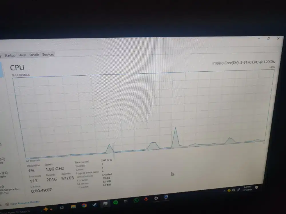 Intel Core I5 3470 normal