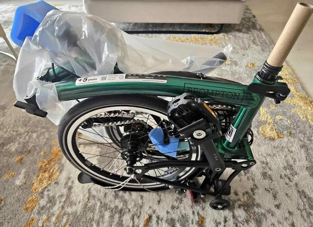 Brompton P line Emerald  Lacquer BNIB