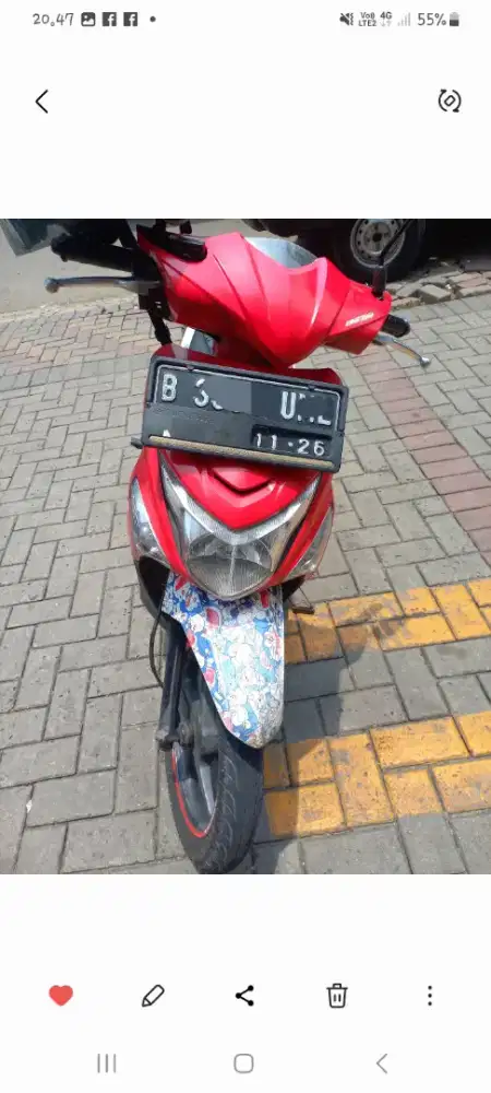 Honda beat Pop FI