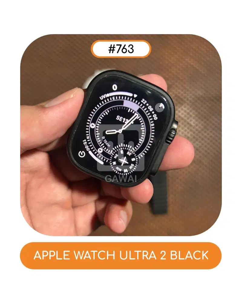 #763 Apple Watch Ultra Gen 2 Black Titanium 49 BH 100%