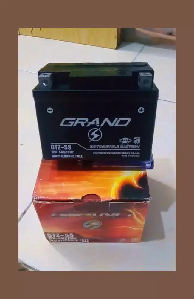 SAYA JUAL AKI MOTOR MERK GRAND