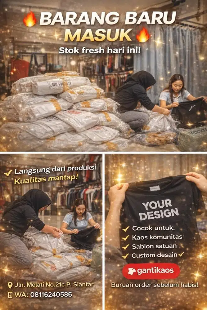 Pembuatan Custom Jaket, Kaos & Polo