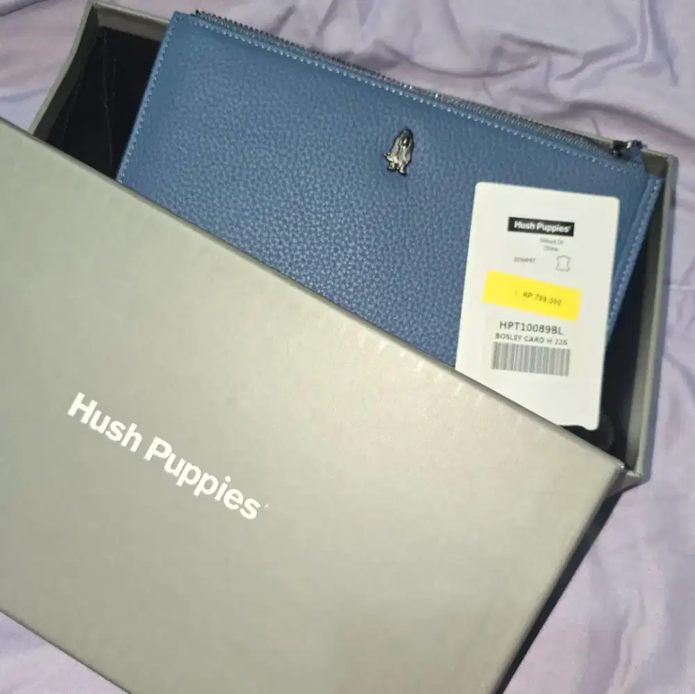 HUSH PUPPIES CARD HOLDER BOSLEY CARD H 266 BLUE