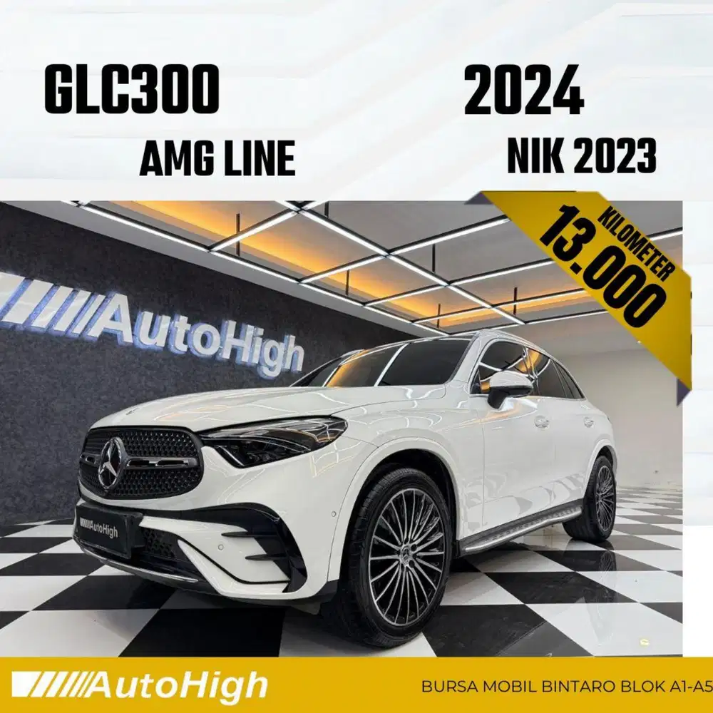 DP10% [Km13.000] GLC300 AMG 2023 White / GLC 300 Reg 2025 #AUTOHIGH