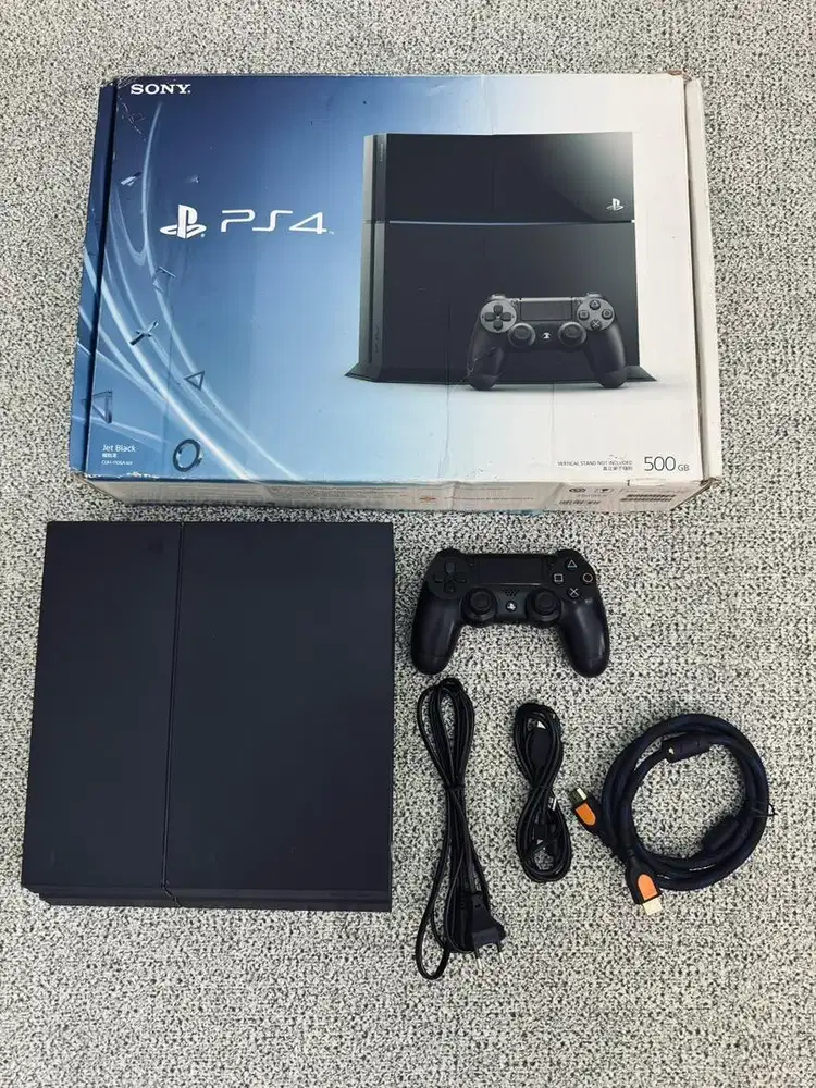 PS4 Fat 500Gb Seri 12 Original Ori Sudah Ada Games