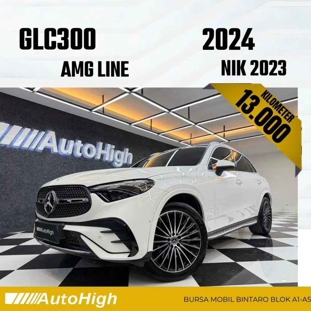 DP10% [Km13.000] GLC300 AMG 2023 White / GLC 300 Reg 2025 #AUTOHIGH