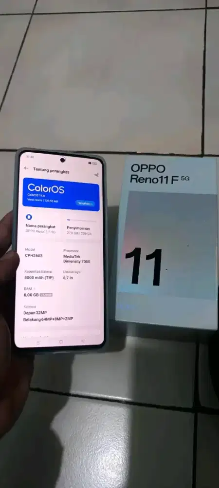 Oppo Reno 11f 5G Fullset