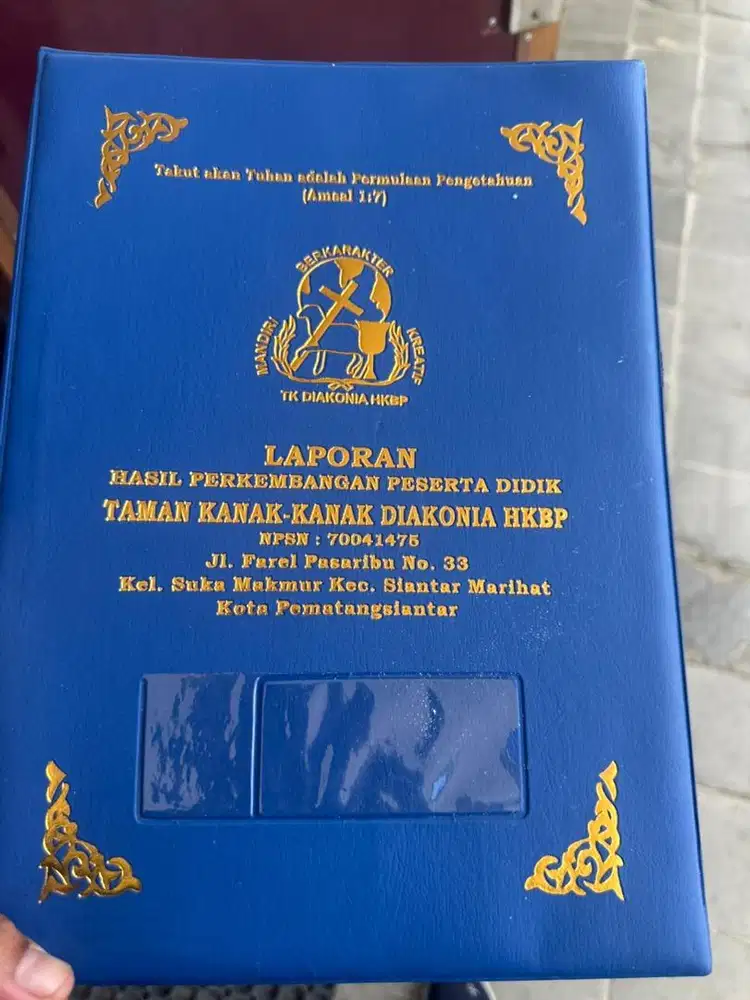 Pembuatan Sampul Raport