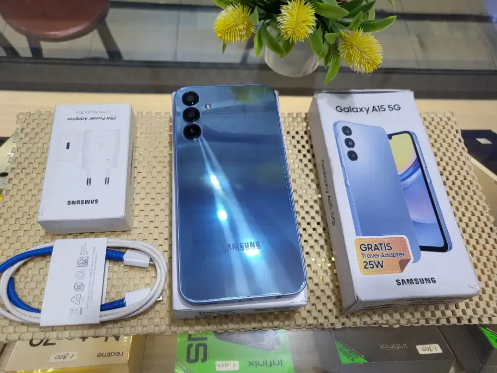SAMSUNG A15 5G RAM 8+8/256GB 
MULUS FULSET MASIH ORI SEMUANYA