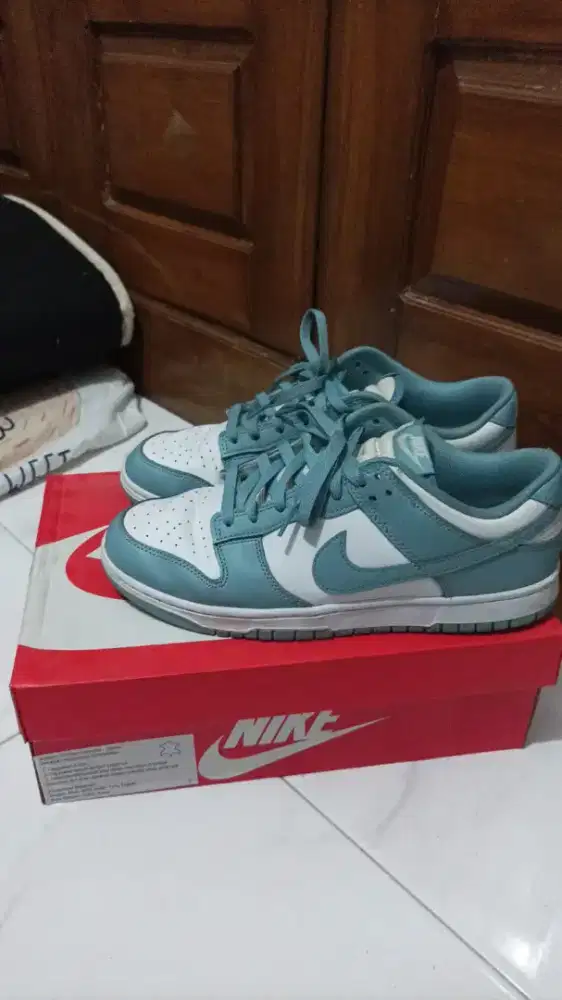 nike dunk denim turquoise