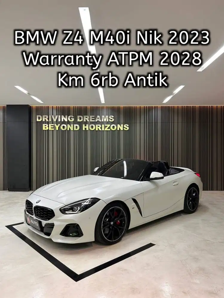 BMW All New Z4 Roadster AT 2023 Putih M40i 3.000cc Km6rb B1248EBI