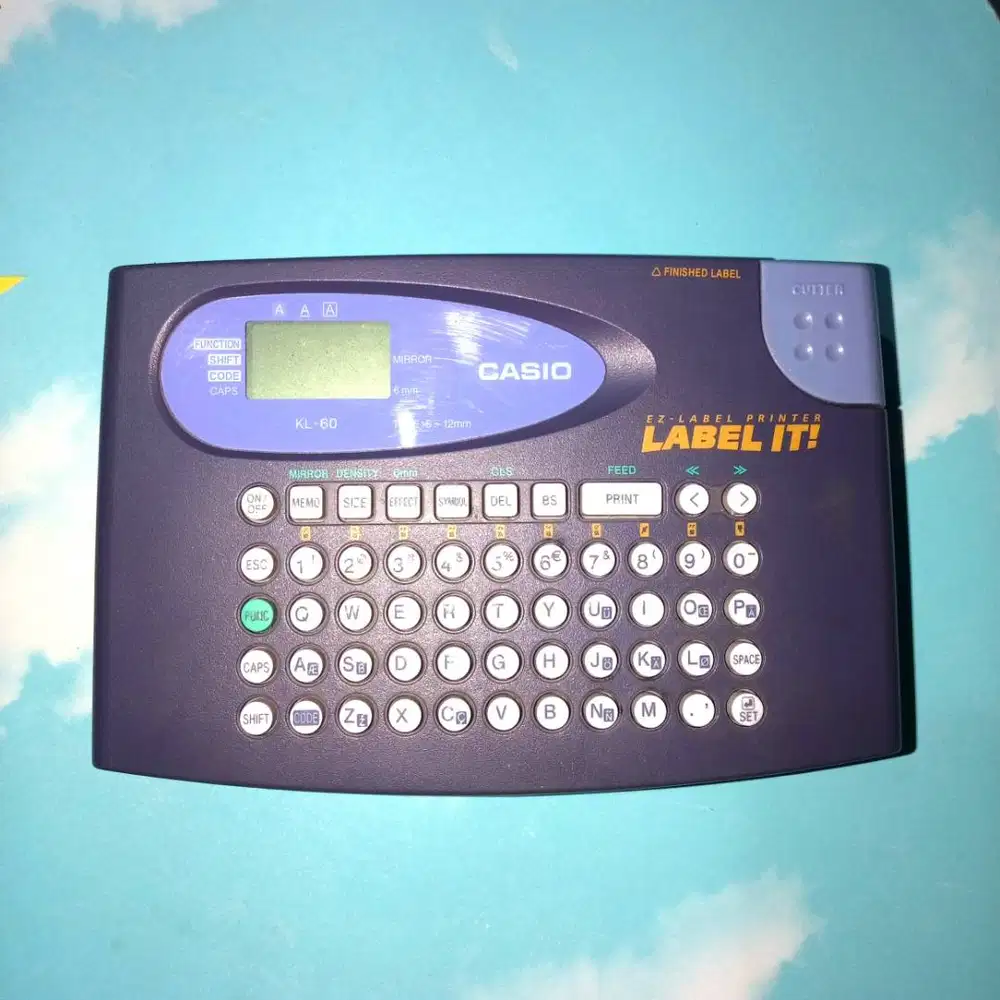 CASIO KL-60 EZ-Label Printer LABEL IT! Second Original