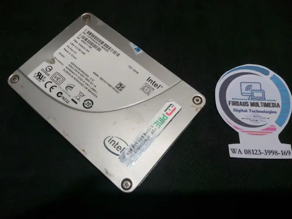 SSD SATA Intel 160GB untuk Laptop CPU Komputer Notebook