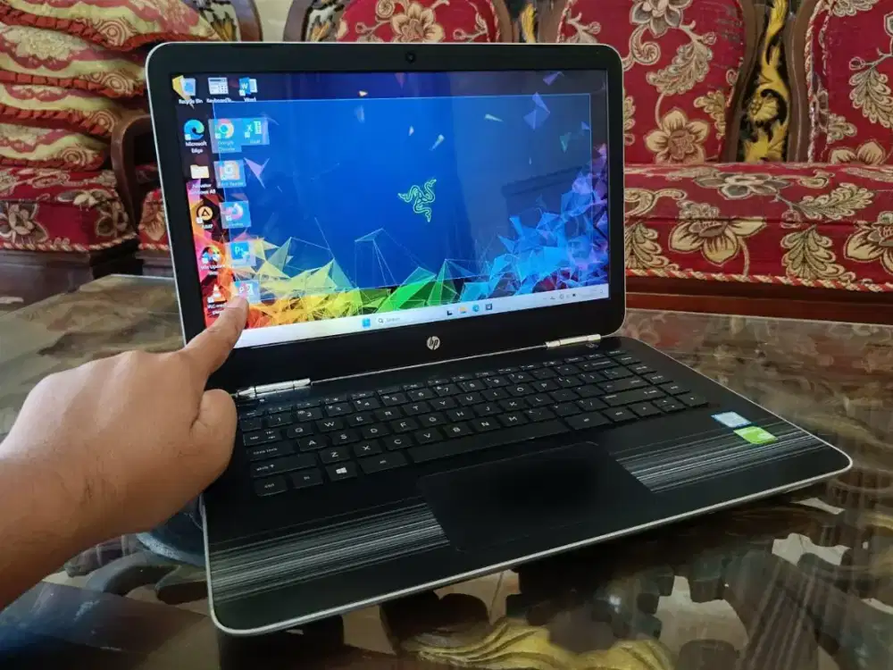 Laptop HP Touchscreen Core i5 RAM 16GB SSD VGA Nvidia 2GB