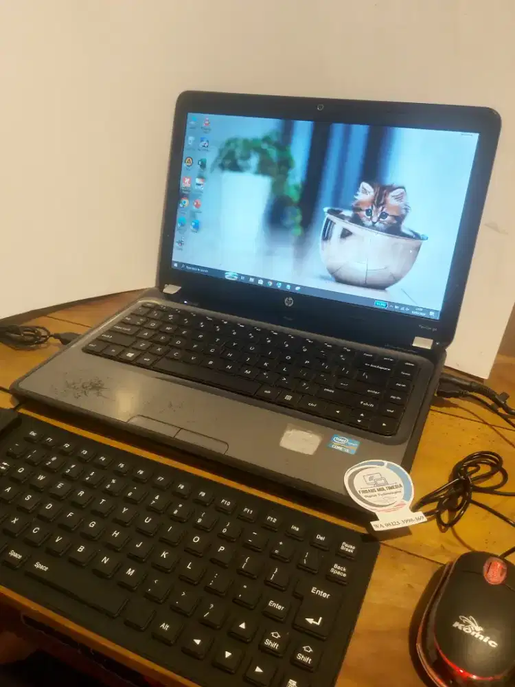 Laptop HP Dobel VGA Proc intel Core i5 RAM 4GB Storage 250GB Harddisk