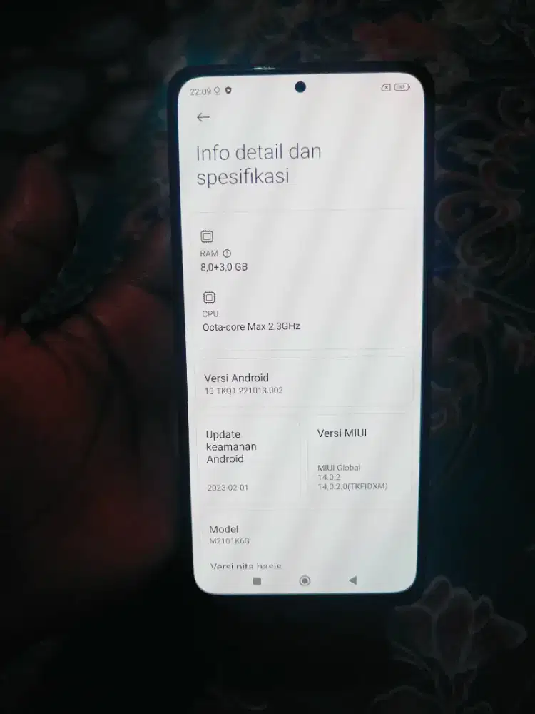 Xiomi redmi note 10 pro 8/128 kelengkapan hp aja mulus no minus