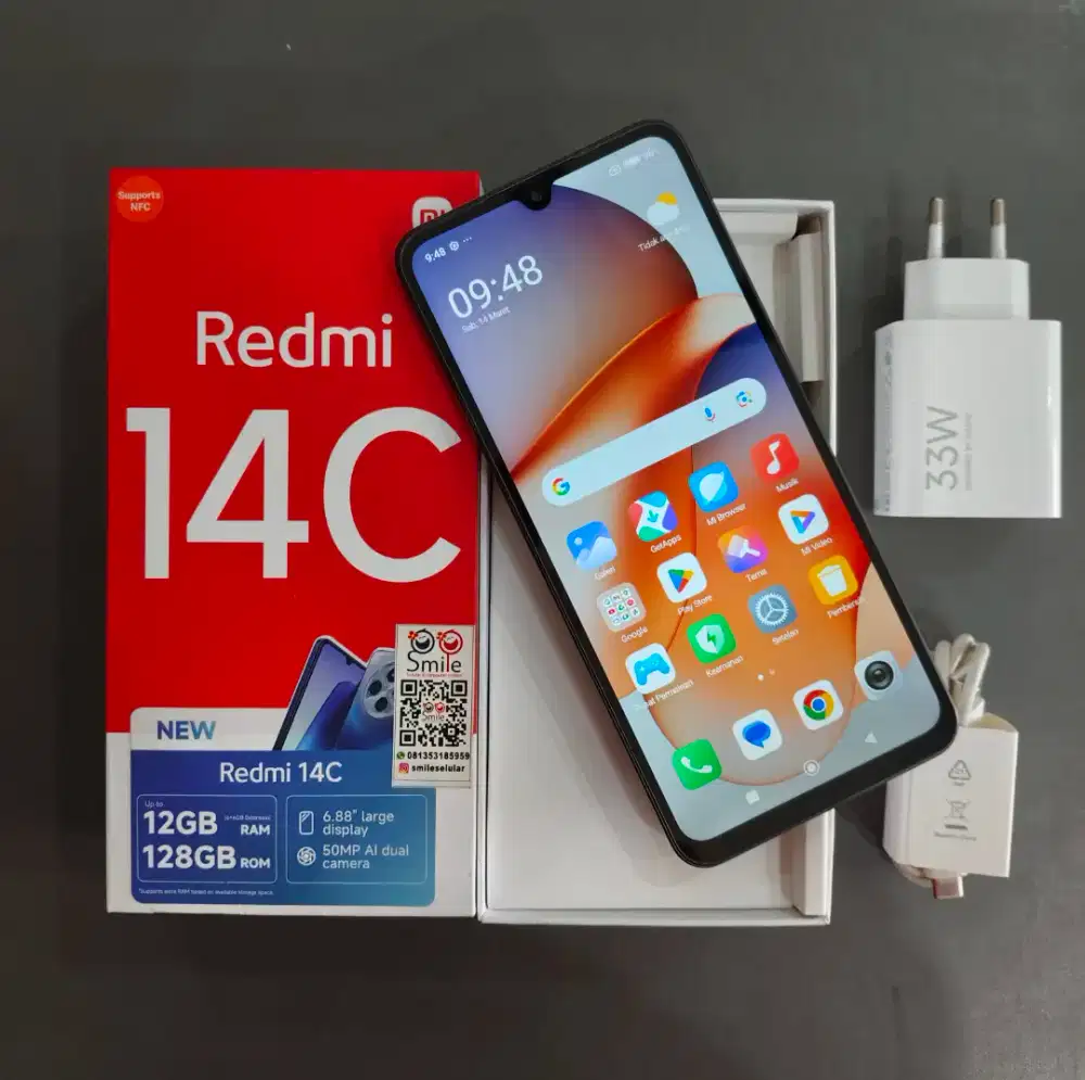 Jual Hp Second Xiaomi Redmi 14C 6/128