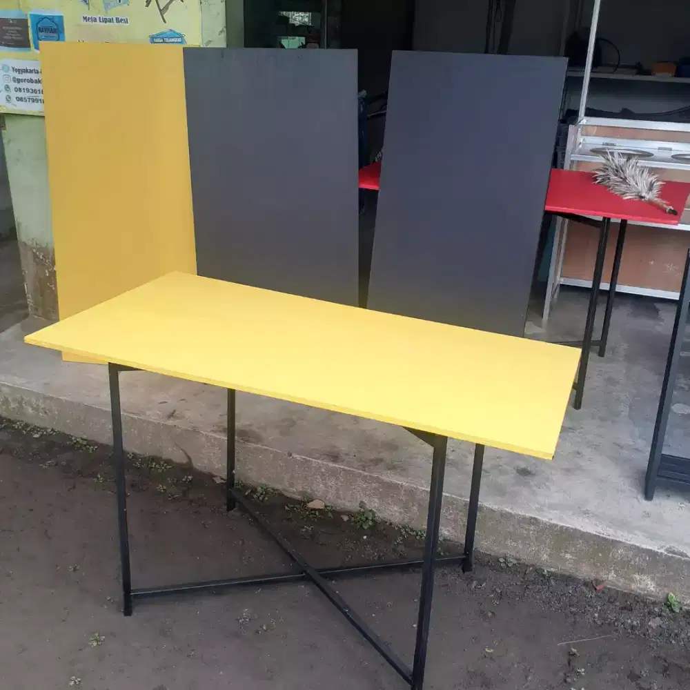 Meja lipat warna multyi fungsi bisa cod