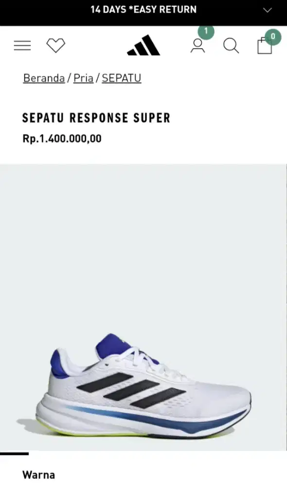 Sepatu Adidas super response m