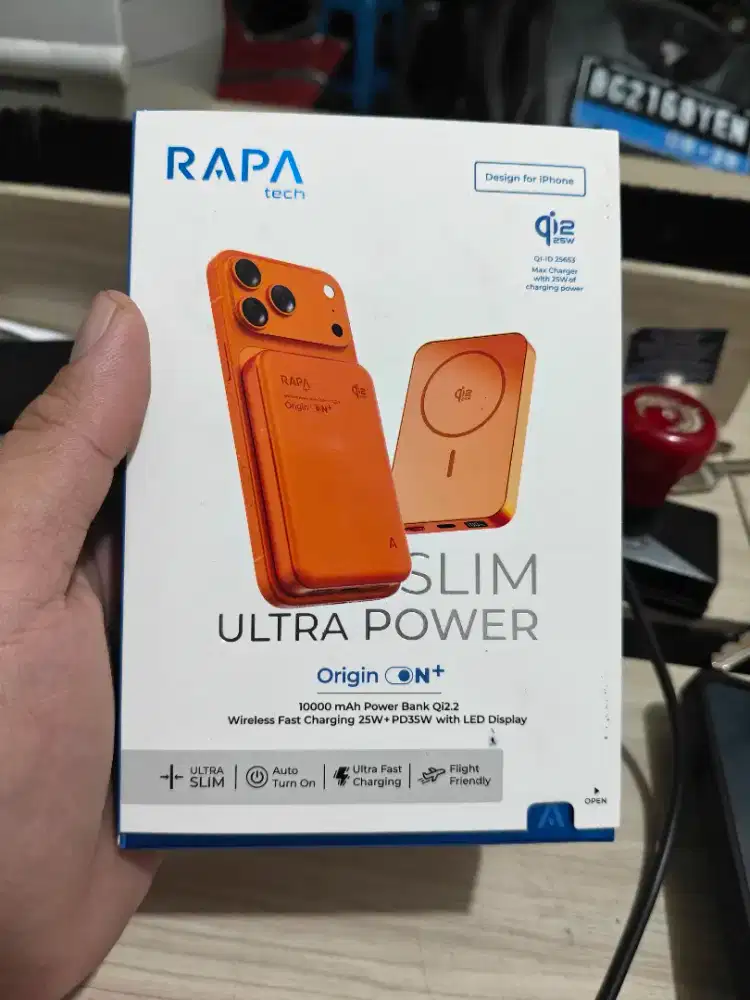 POWERBANK WIRELESS UNTUK ANDROID DAN IPHONE