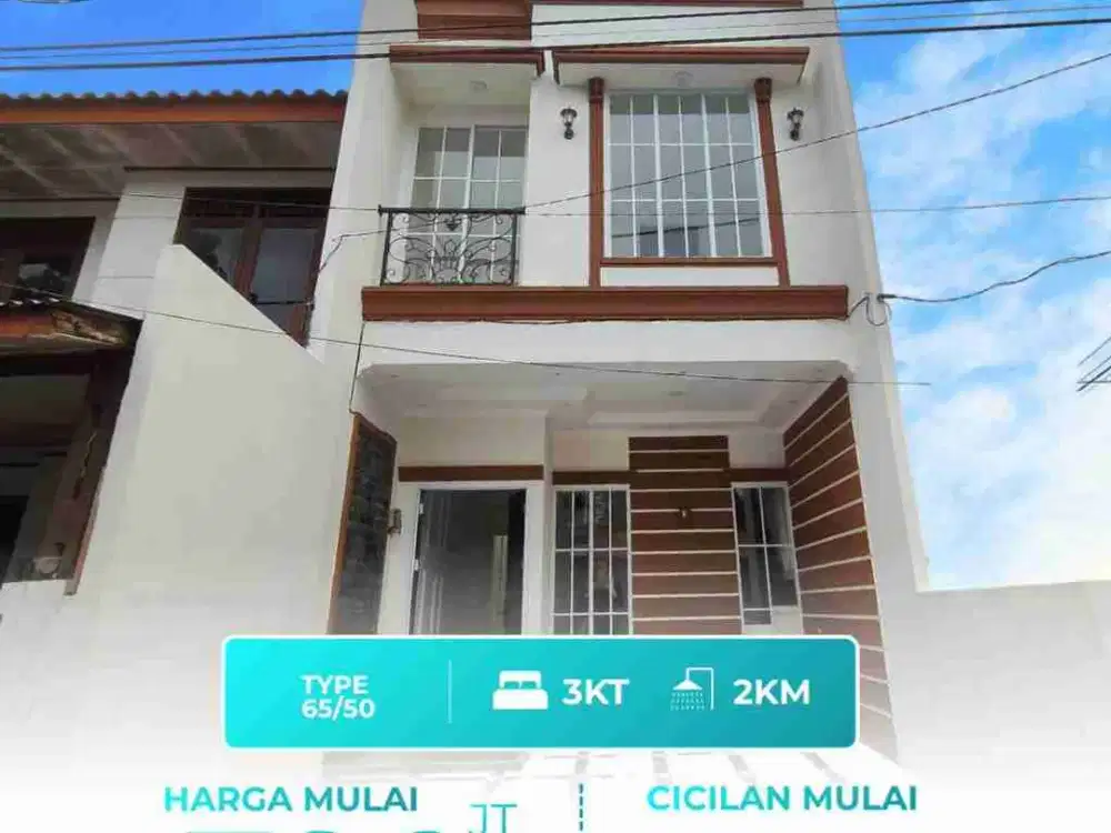 Rumah Mewah 2 Lantai Siap Huni Bergaya Modern Minimalis Di Sukamaju Kota Depok