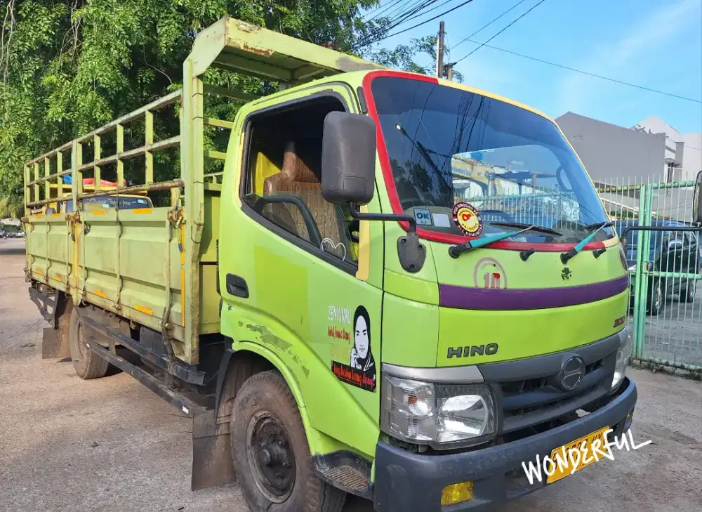 Hino Dutro 4ban 110SDLong Bak Besi 475cm Fullors Bio Solar Turbo Colt