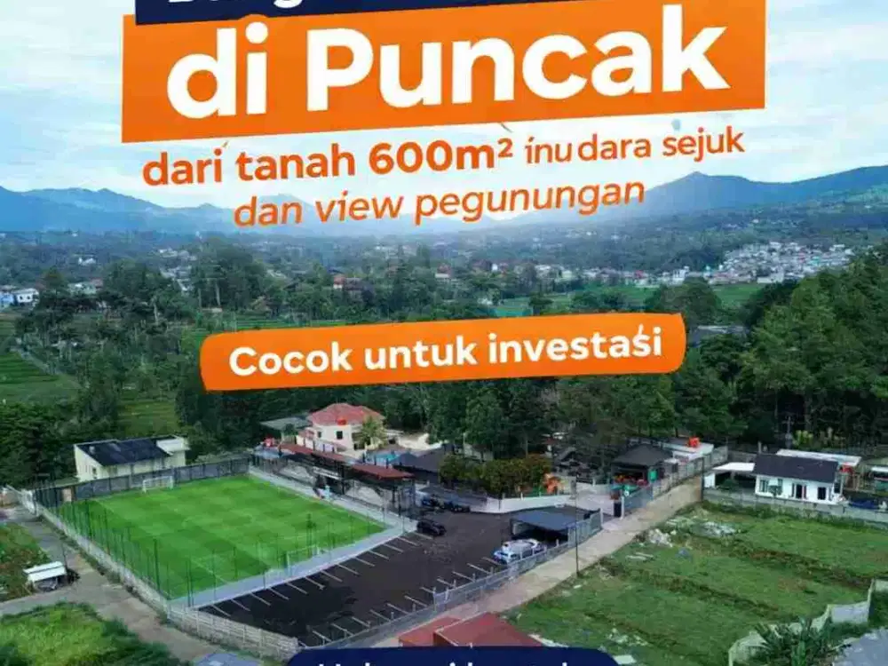Jual tanah puncak
