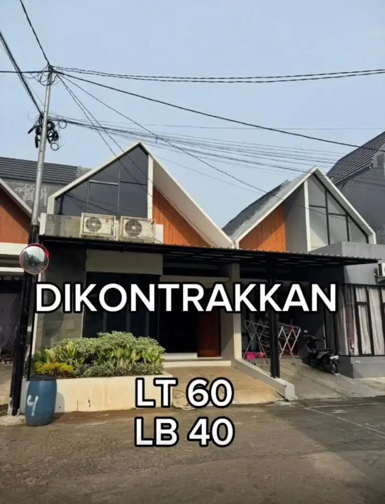 Sewa kontrak kontrakan rumah depok sawangan full furnished tahunan