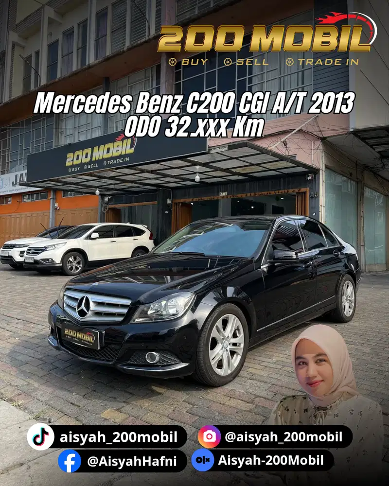 Mercedes Benz C200 CGI A/T 2013 Bensin