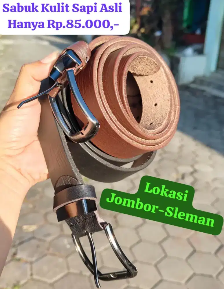 SABUK KULIT SAPI ASLI 100%