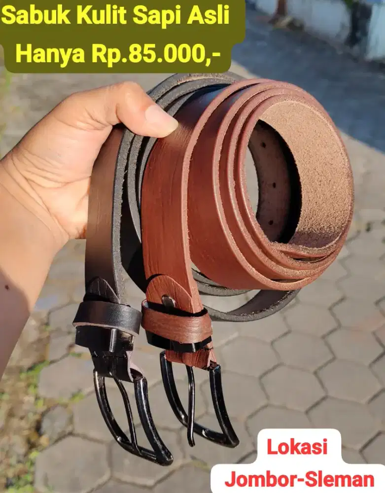 Sabuk Full Kulit Sapi Asli 100%