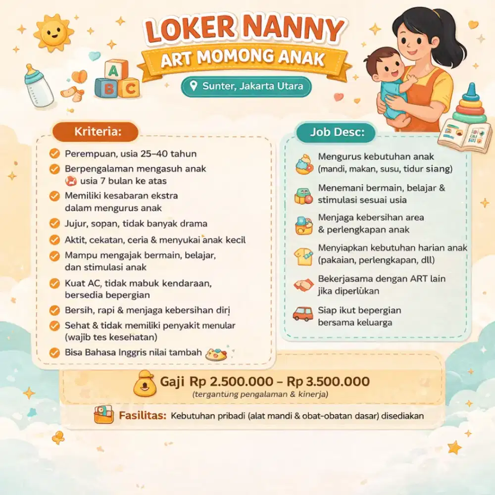 DICARI SUSTER / ART MOMONG ANAK