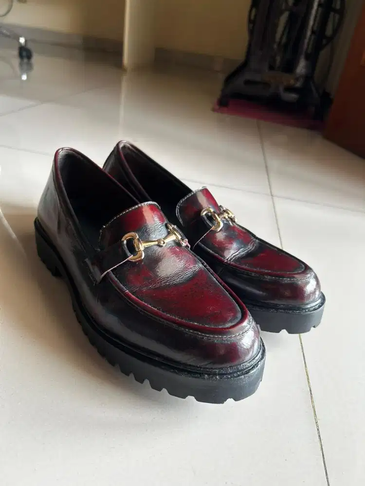 Sepatu Loafer Leather (ORI) Women - Nappa Milano