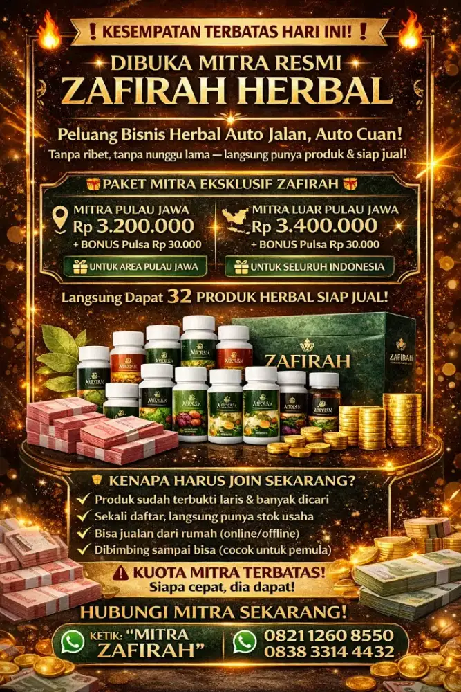 MITRA ZAFIRAH  PRODUK HERBAL