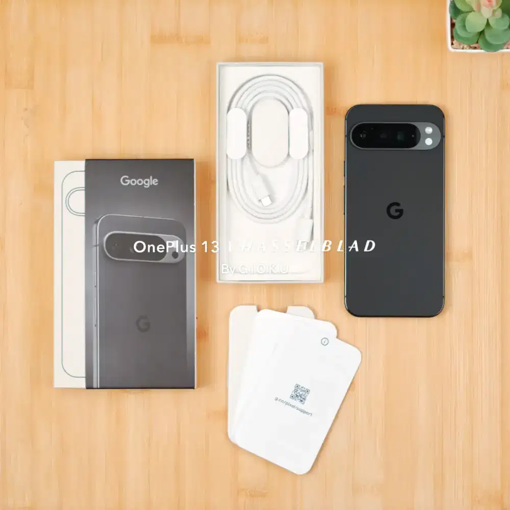 Google Pixel 9 Pro XL 5G 16/256GB Fullset original, IMEI terdaftar