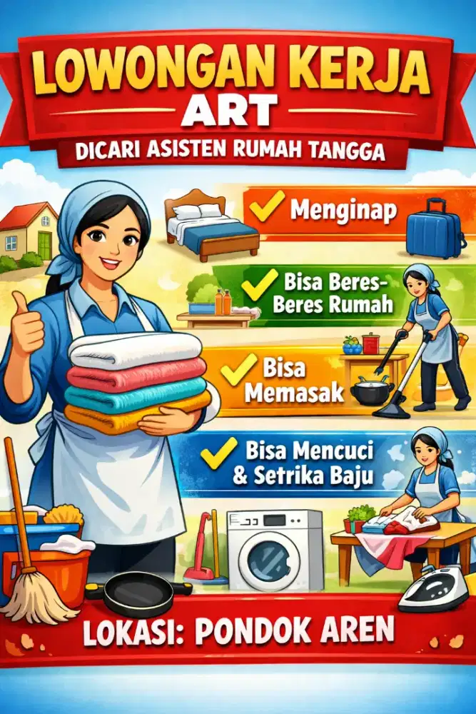 Asisten Rumah Tangga - Pondok Aren