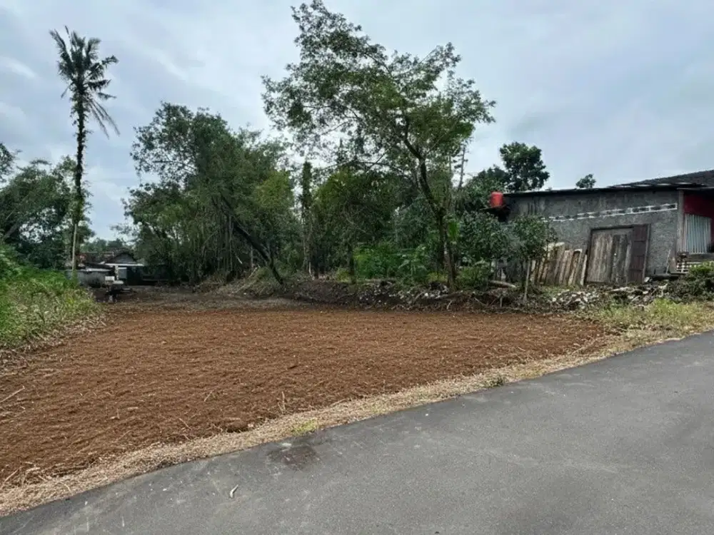 Tanah Strategis di Jalan Raya Selomartani Kalasan SHM Pekarangan.