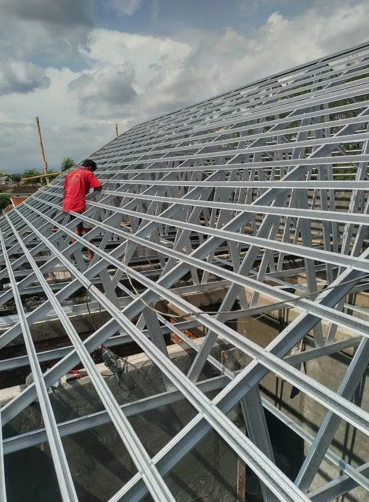 Bongkar Atap Lapuk Anda Dgn Baja Ringan ALDERON/SHIELD Kuat dan Kokoh