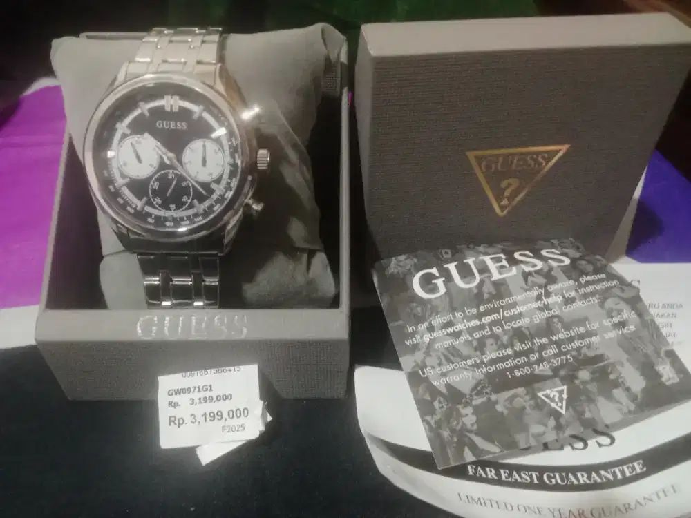 Jam Guess Mulus dan Original