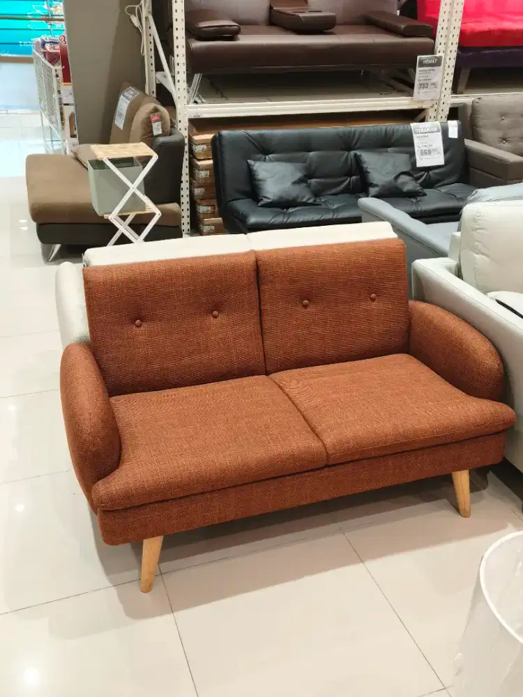 Sofa Tamu 2 Seater Baru Murah