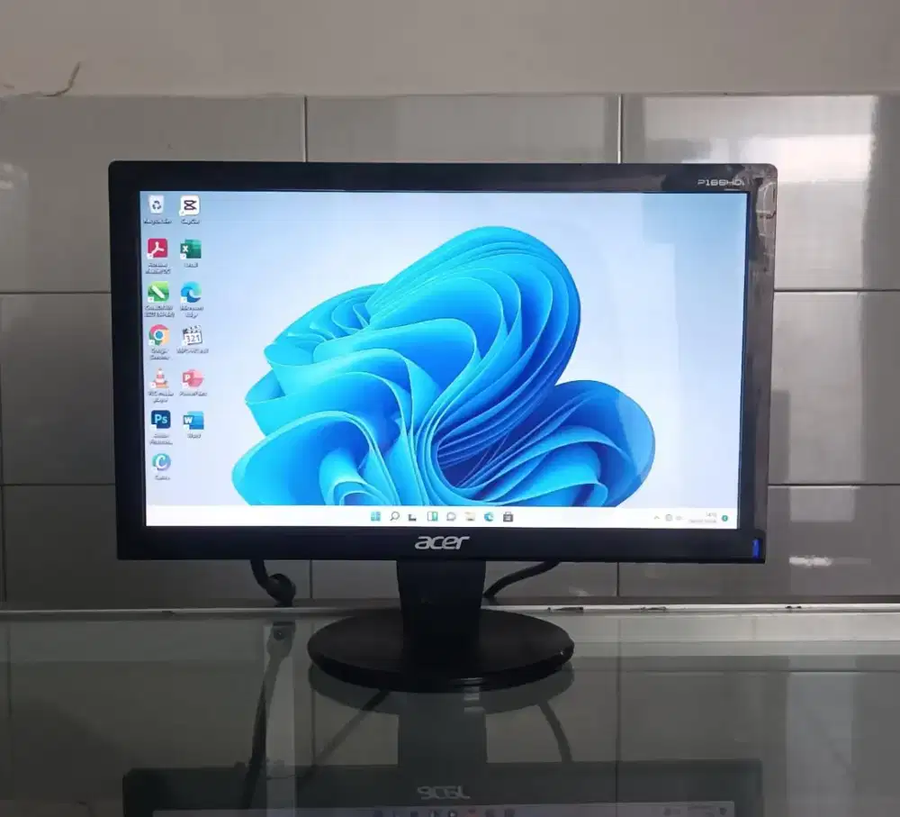 MONITOR LED 16INCH ACER P166HQL HD 60HZ PORT VGA