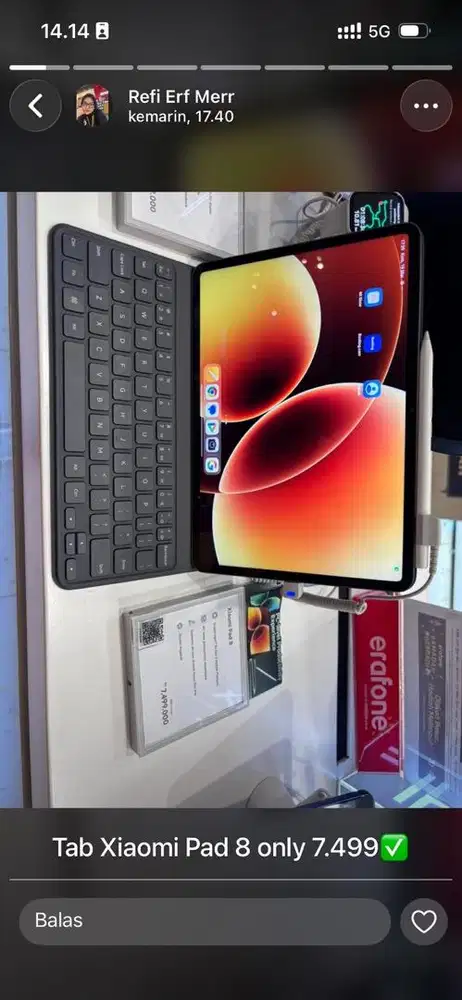 Xiaomi pad8 cicilan 0% free keyboard
