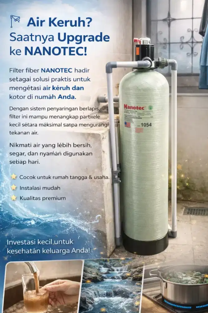 Solusi Air Bersih Hemat: Filter Air Fiber Kualitas Premium