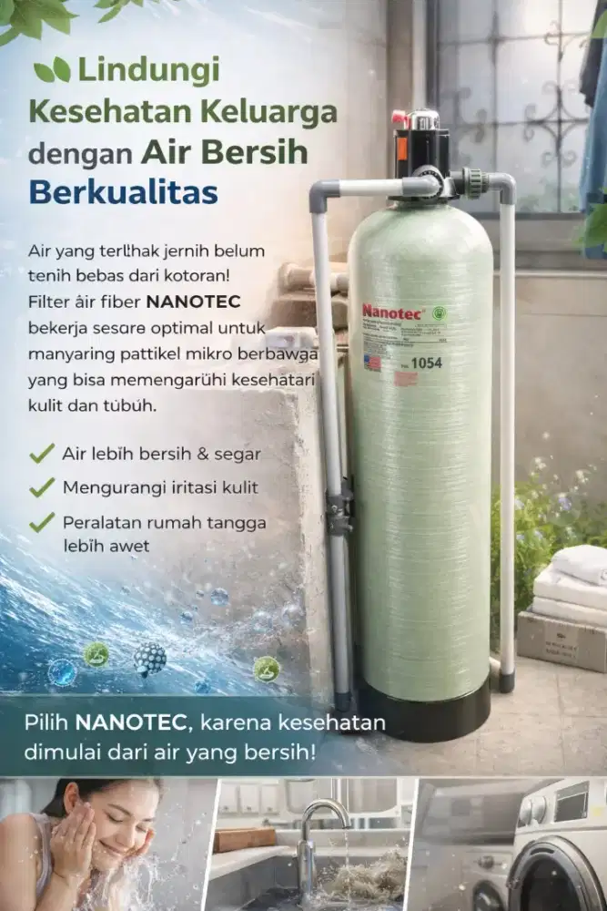 Air Rumah Lebih Sehat dengan Filter Fiber Modern