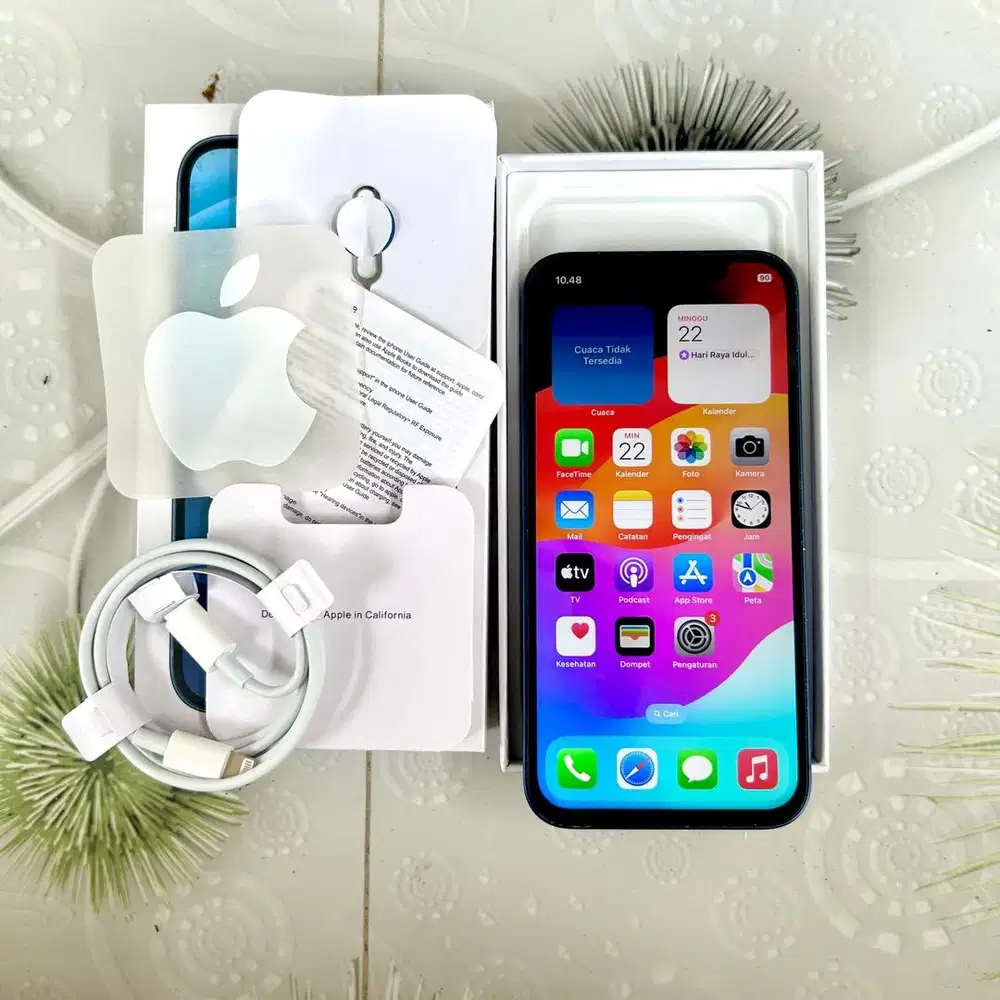 Iphone 12 64gb Fullset ex Resmi Ibox