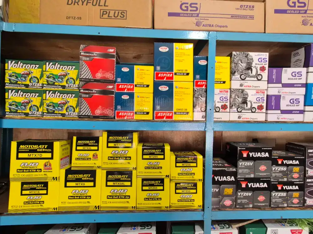 Jual aki second/baru Motor atau Mobil