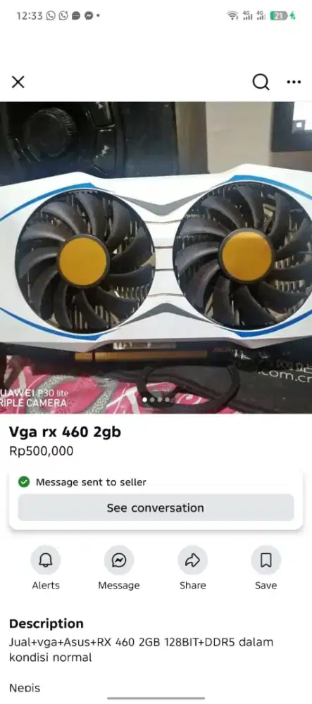 RX 460 2gb ddr 5