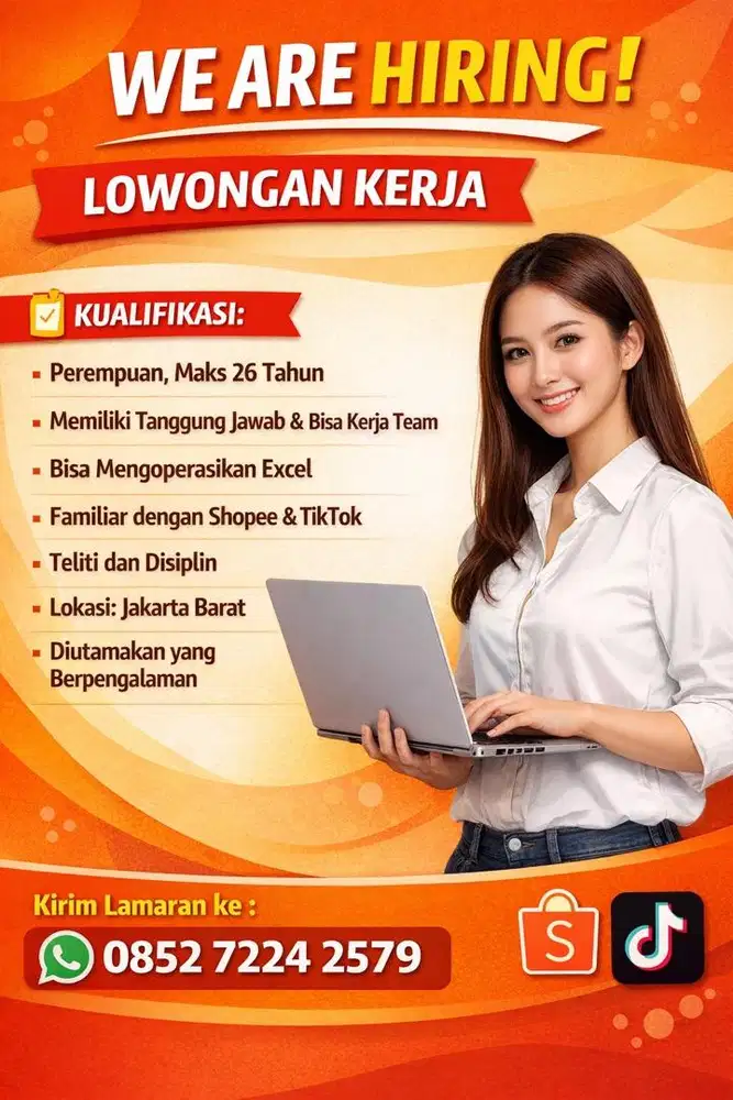 LOWONGAN ADMIN ONLINE