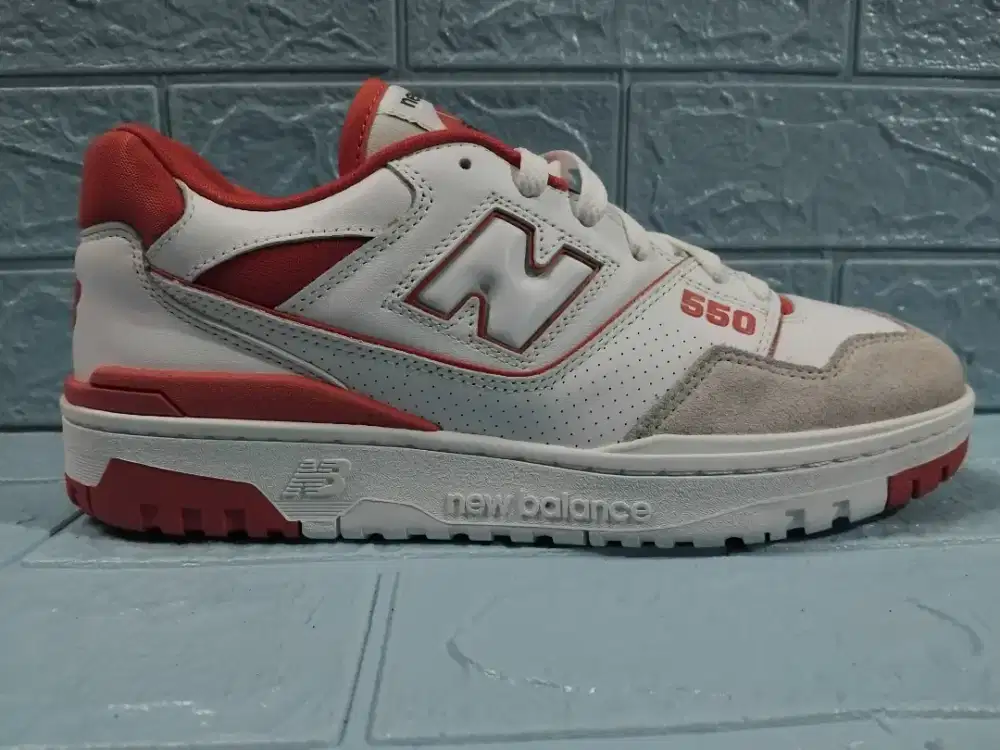 New Balance 550 Men's Sneakers - White Orange