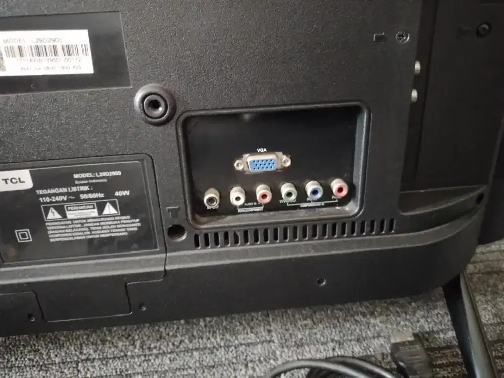 TV Led TCL 29
Model: L29D2900